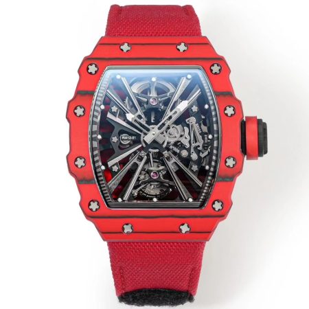 richard mille）rm 12 01 系列红色碳纤维