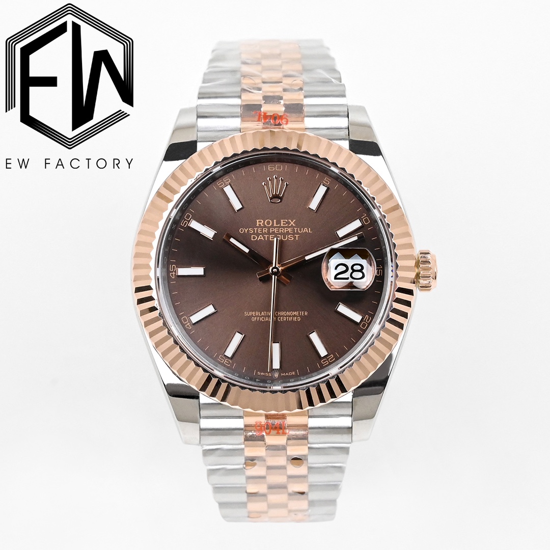 ew 劳力士18k 日志型 41 系列的 126331