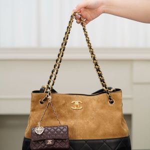 香奈儿 25a 高级手工坊系列全皮 hobo 托特包