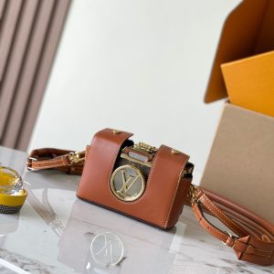 Monogram塗層帆布小牛皮箱-M47116