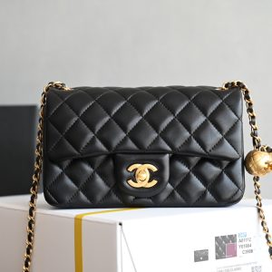 Chanel [Upgraded Version] Gold Ball Flap Bag