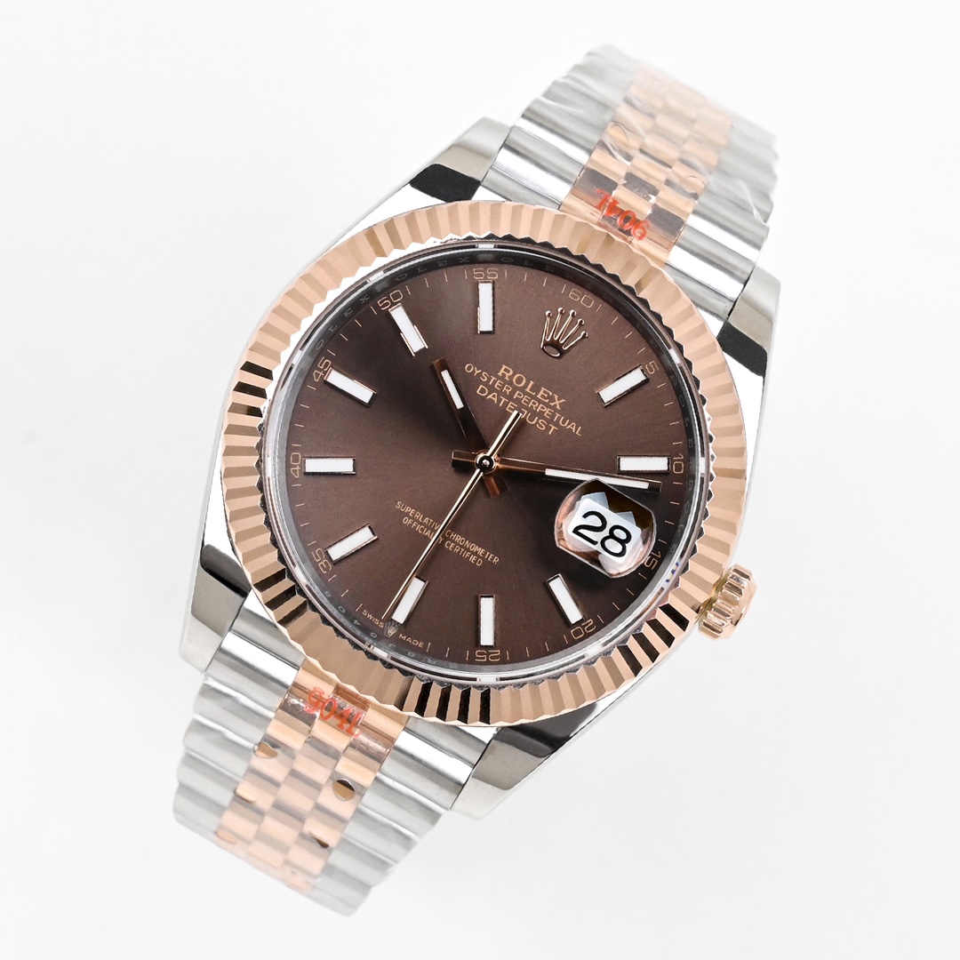 ew 劳力士18k 日志型 41 系列的 126331