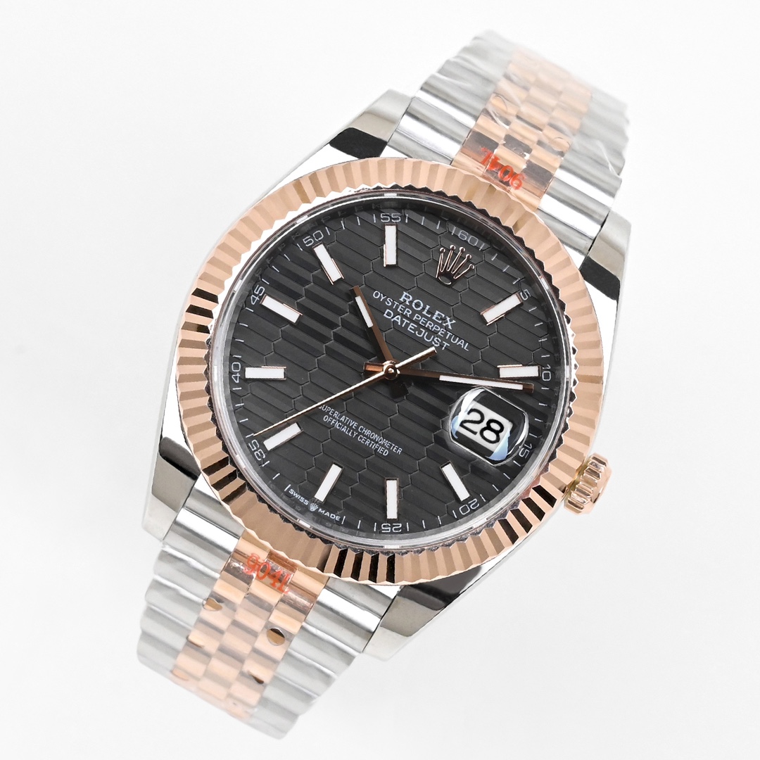 ew 劳力士18k 日志型 41 系列