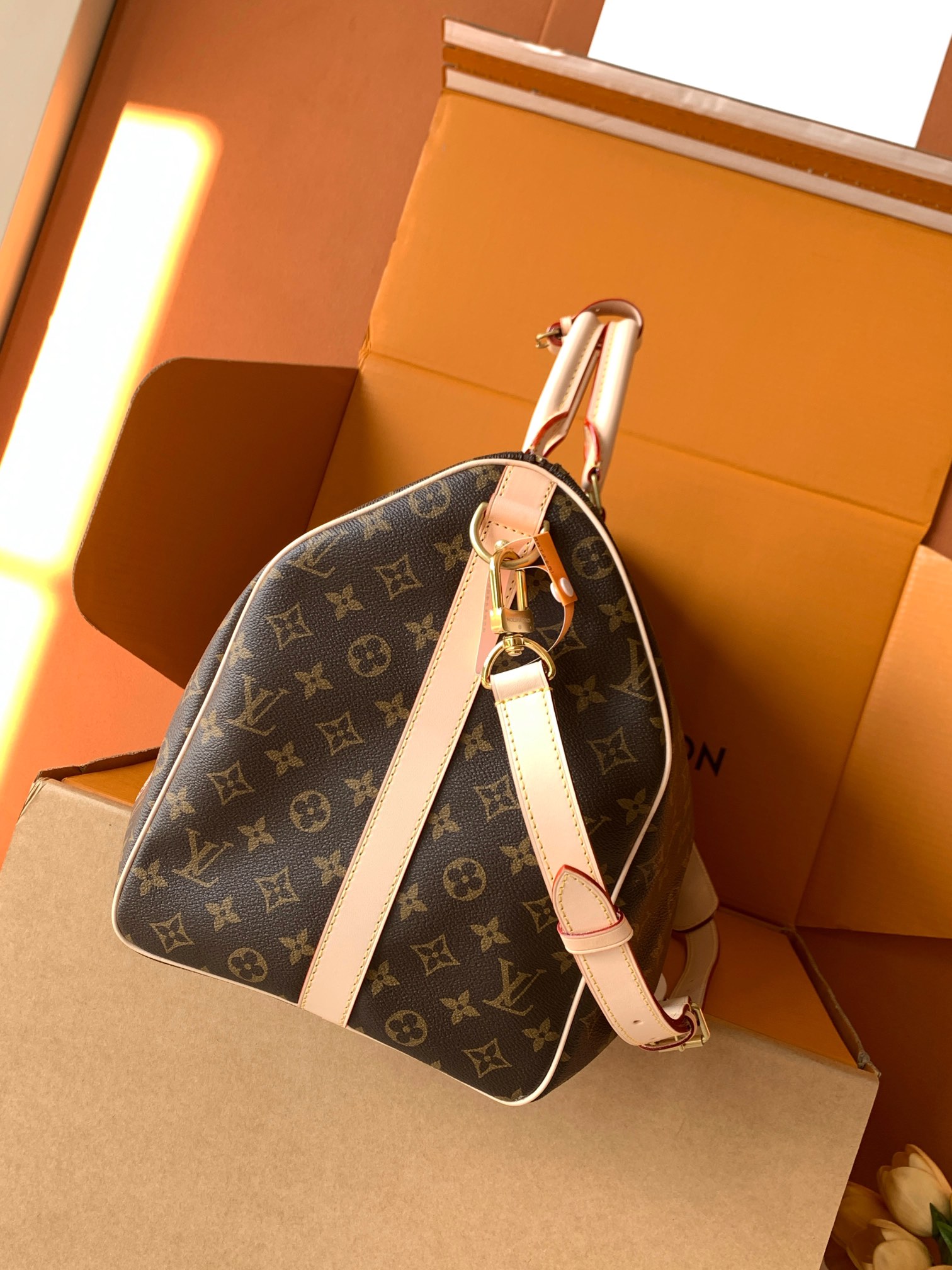 KEEPALL BANDOULIÈRE 50 旅行袋-P01945 - 画像 (2)