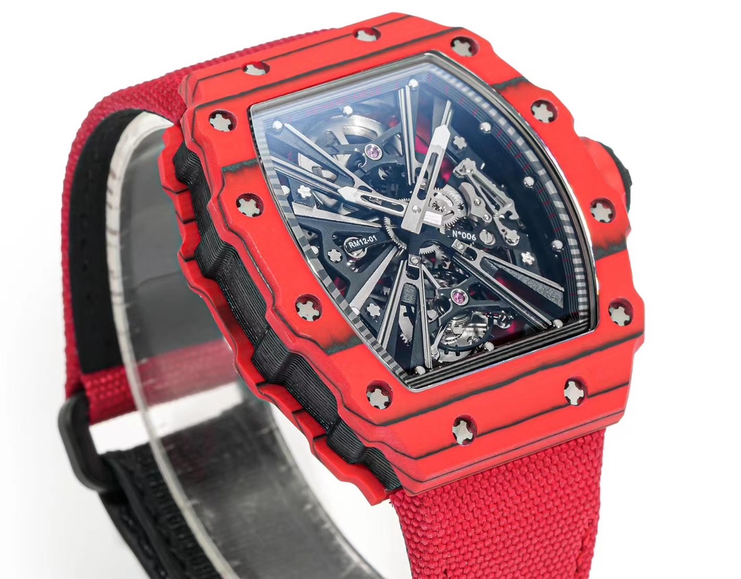 richard mille)rm 12 01 系列红色碳纤维