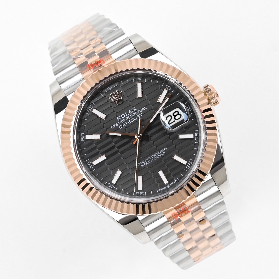 ew 劳力士18k 日志型 41 系列