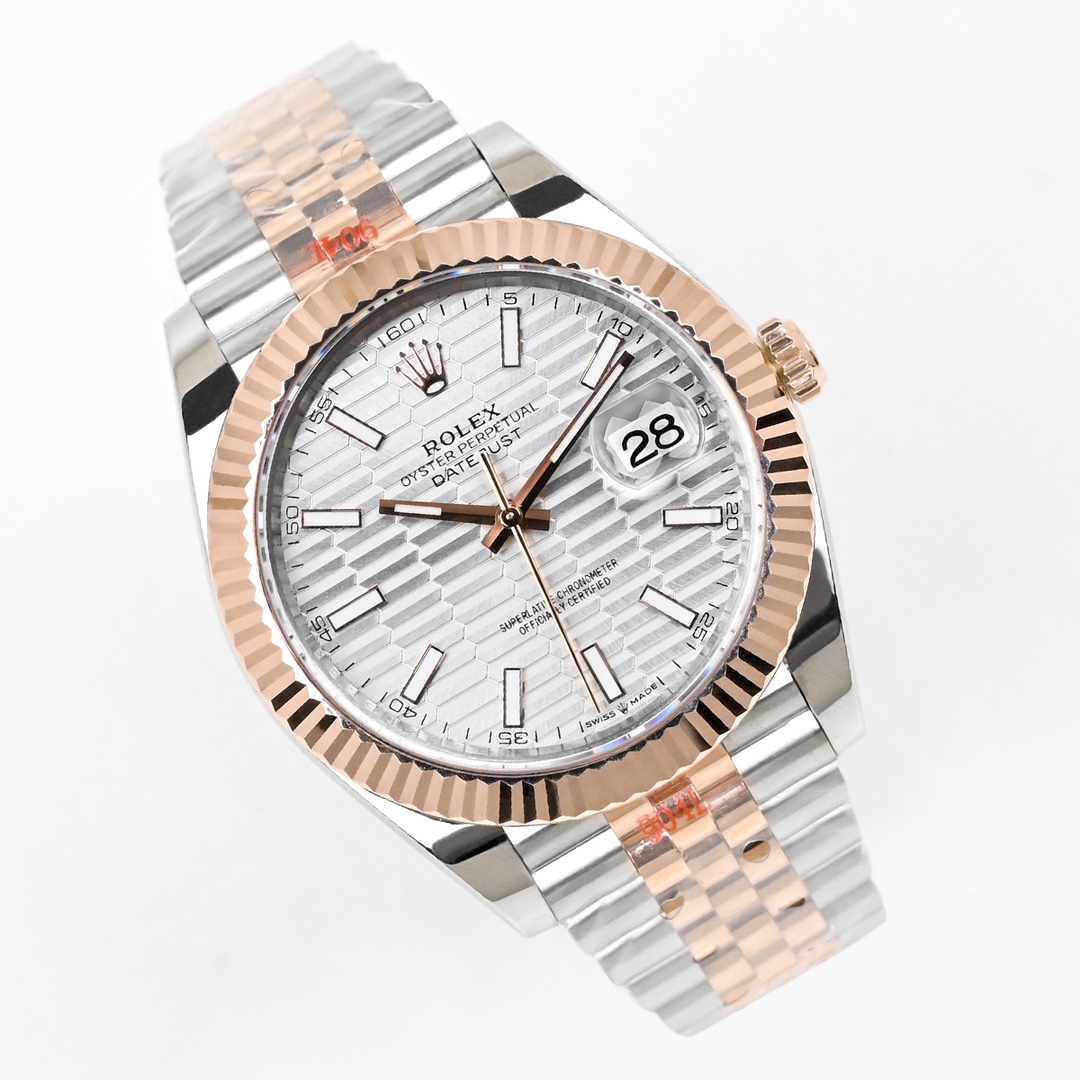 ew 劳力士18k 日志型 41 系列