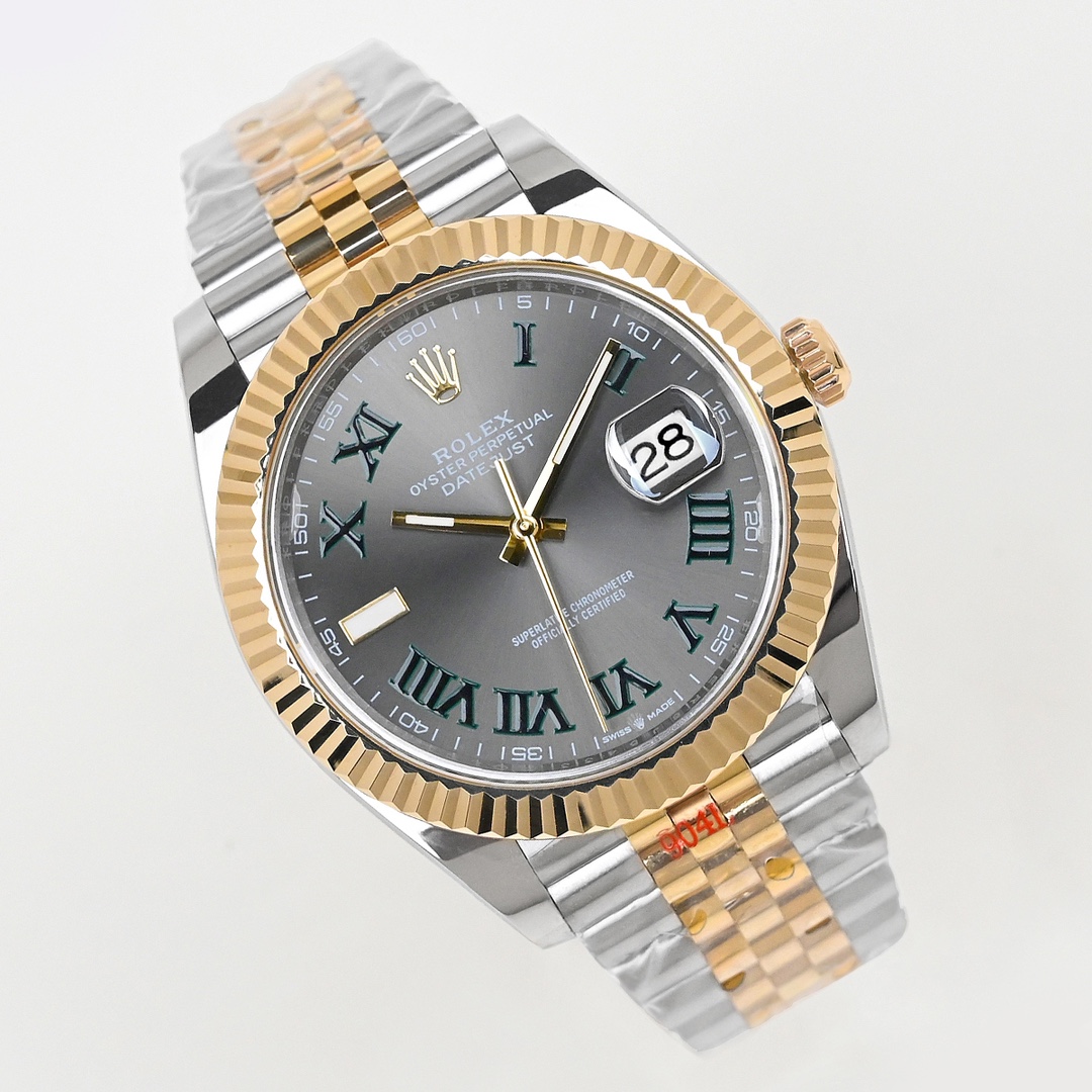 ew 劳力士18k 日志型 41 系列