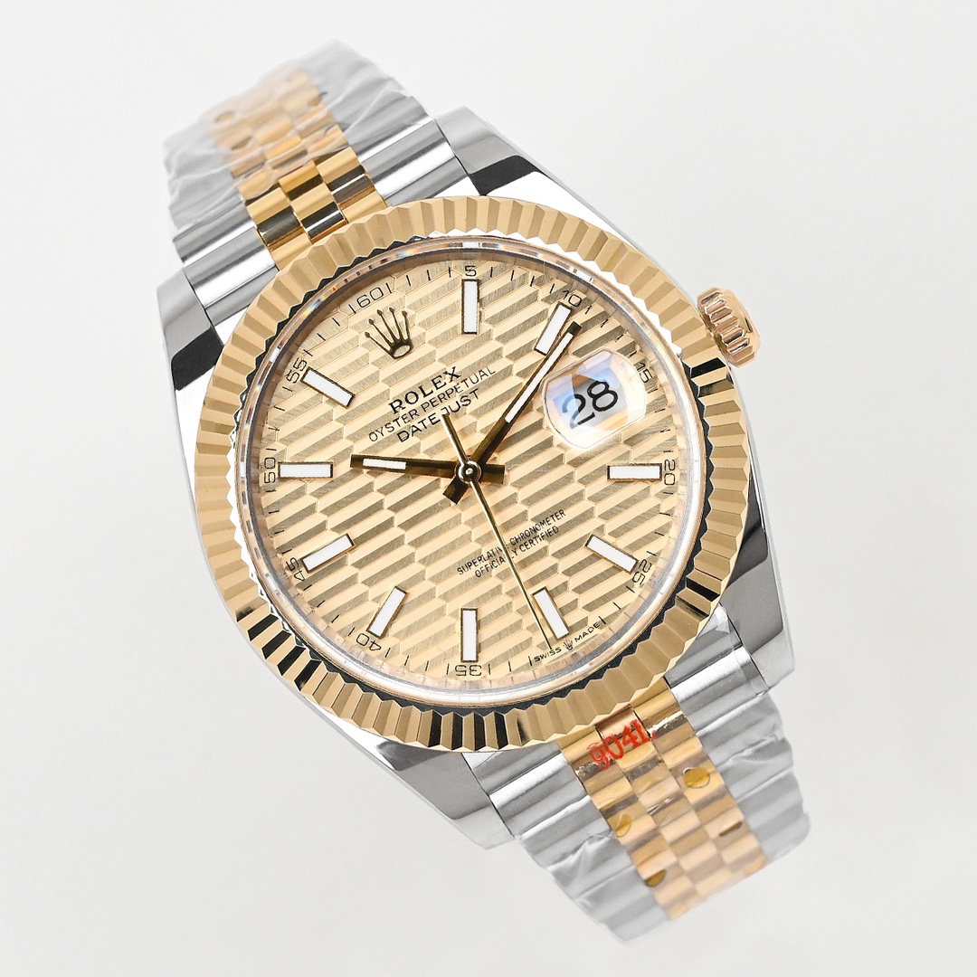 ew 劳力士18k 日志型 41 系列