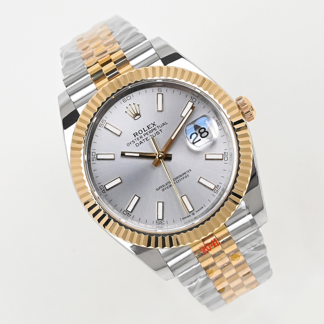 ew 劳力士18k 日志型 41 系列