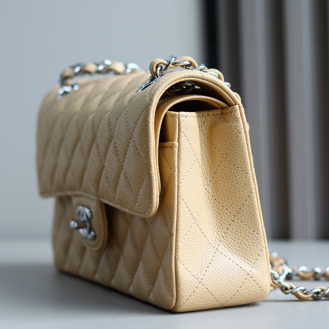 香奈儿 classic flap 小号 鱼子酱🐂