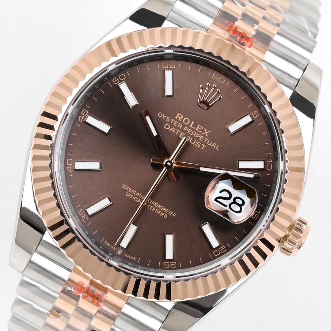 ew 劳力士18k 日志型 41 系列的 126331