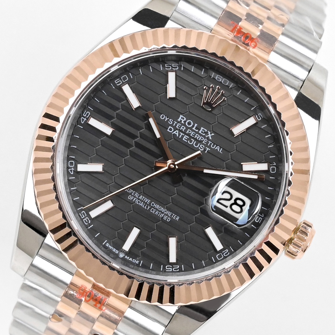 ew 劳力士18k 日志型 41 系列