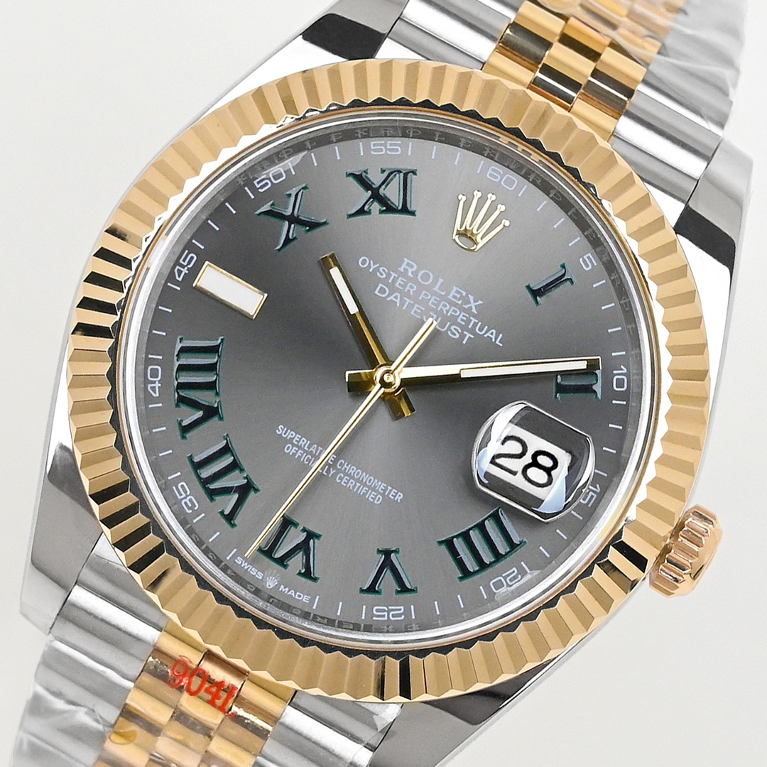 ew 劳力士18k 日志型 41 系列