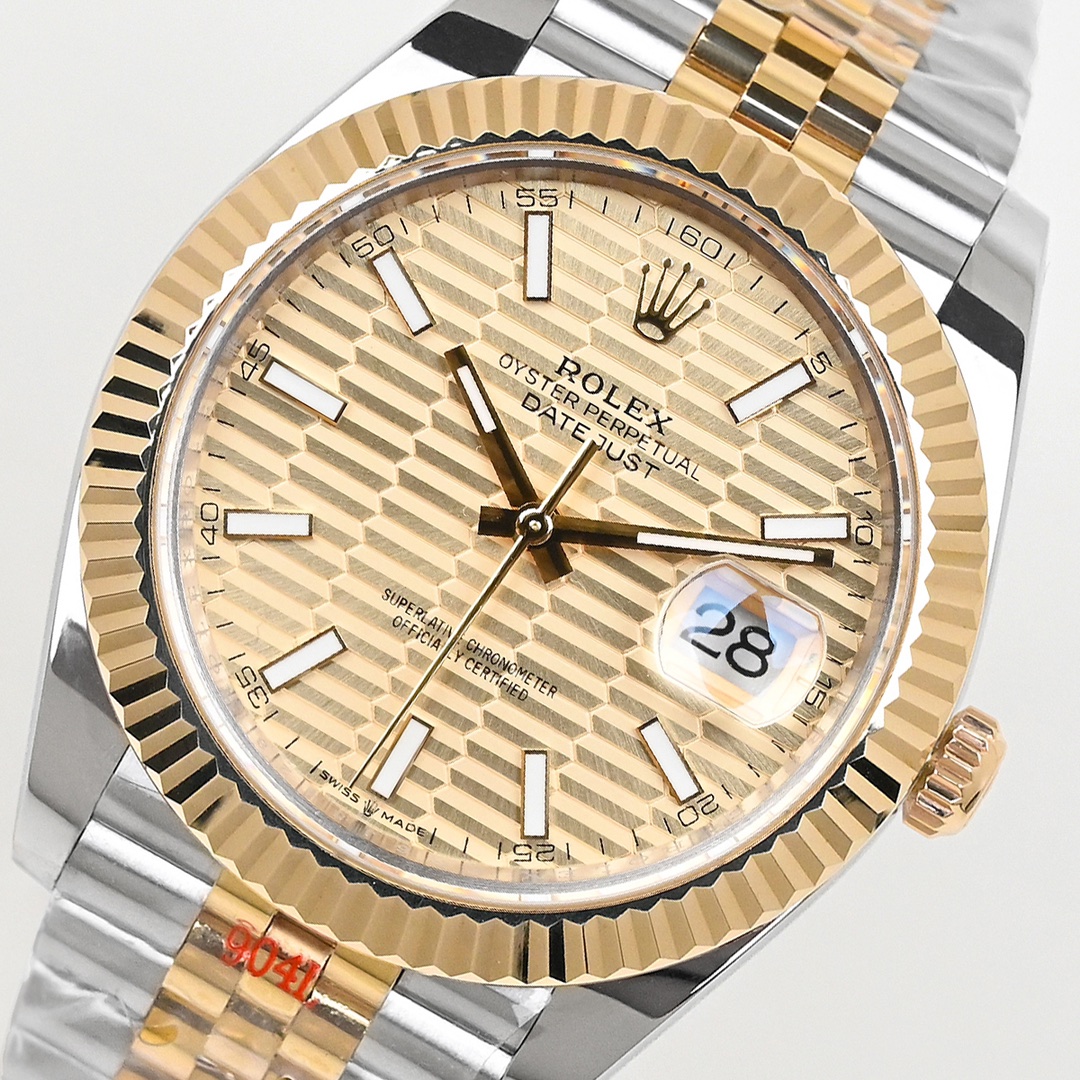 ew 劳力士18k 日志型 41 系列