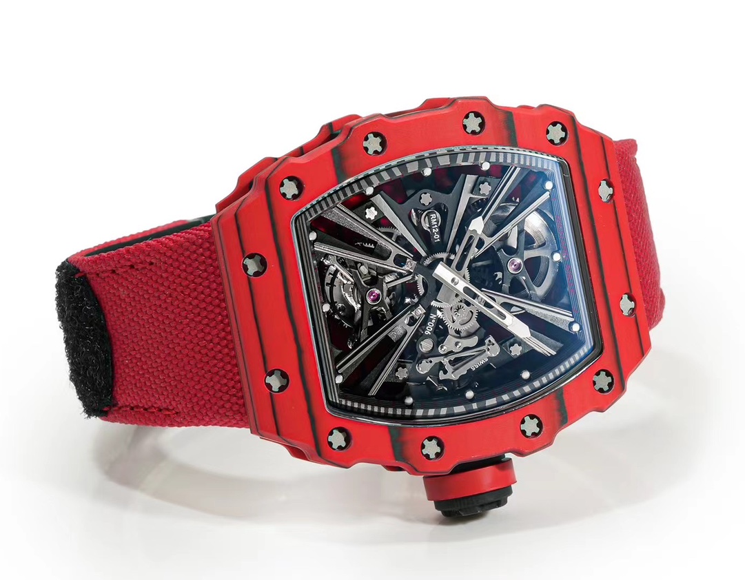 richard mille)rm 12 01 系列红色碳纤维
