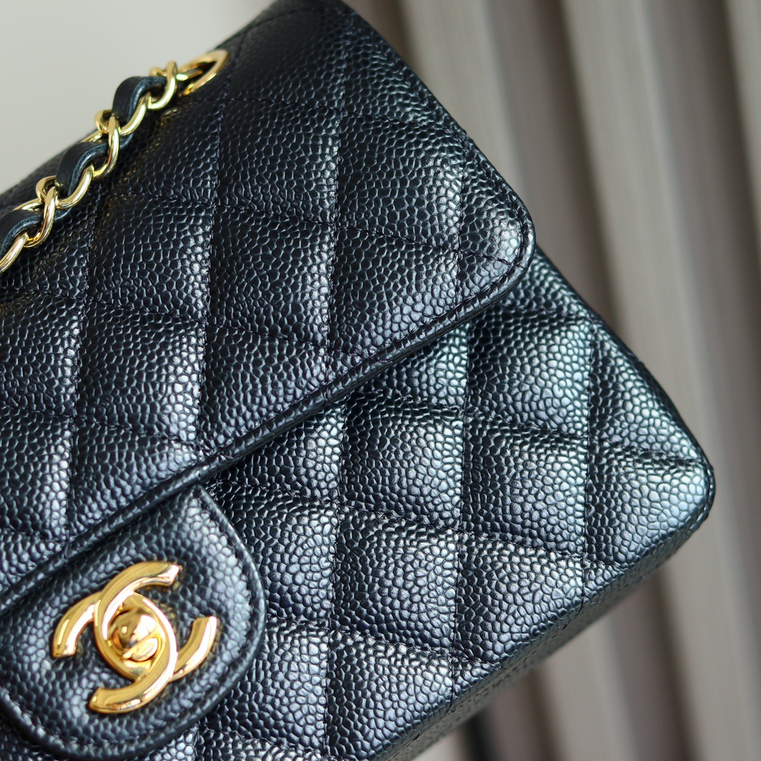 香奈儿 classic flap 小号 鱼子酱🐂