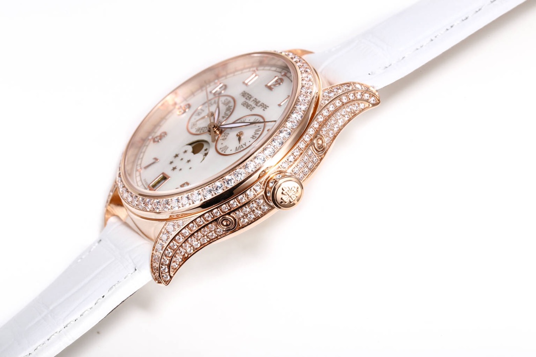 38mm Diamond-Studded Complicated Timepiece - Image 5