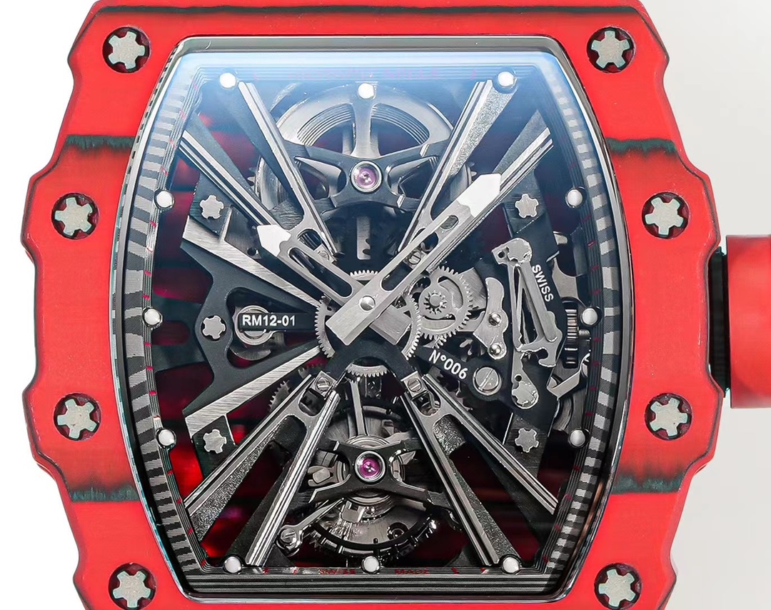 (richard mille)rm 12 01 系列红色碳纤维