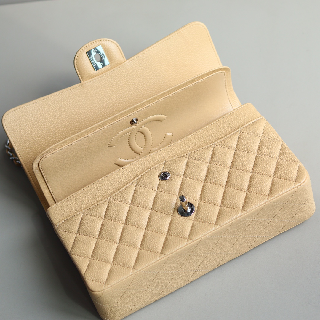 香奈儿 classic flap 中号 鱼子酱🐂