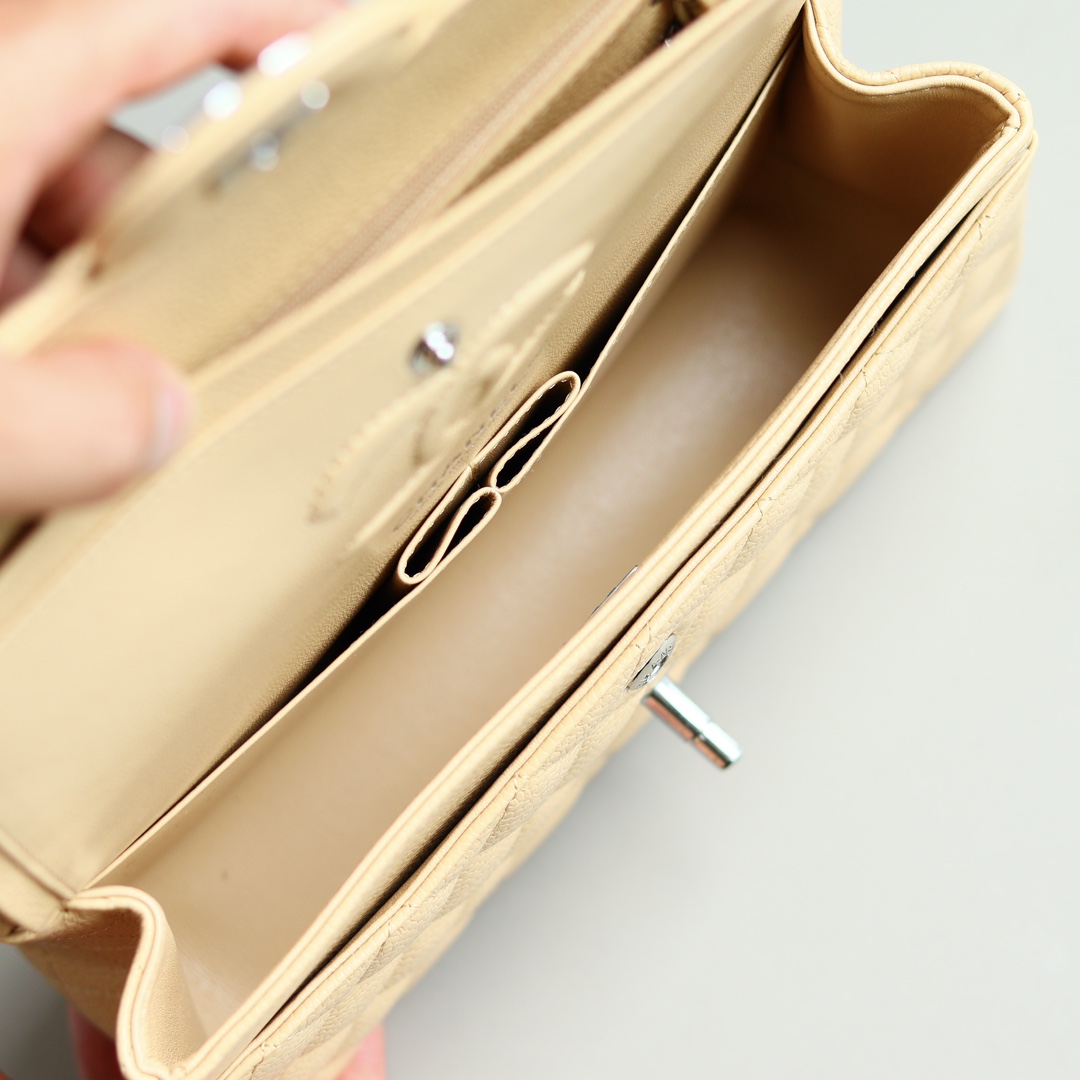 香奈儿 classic flap 小号 鱼子酱🐂