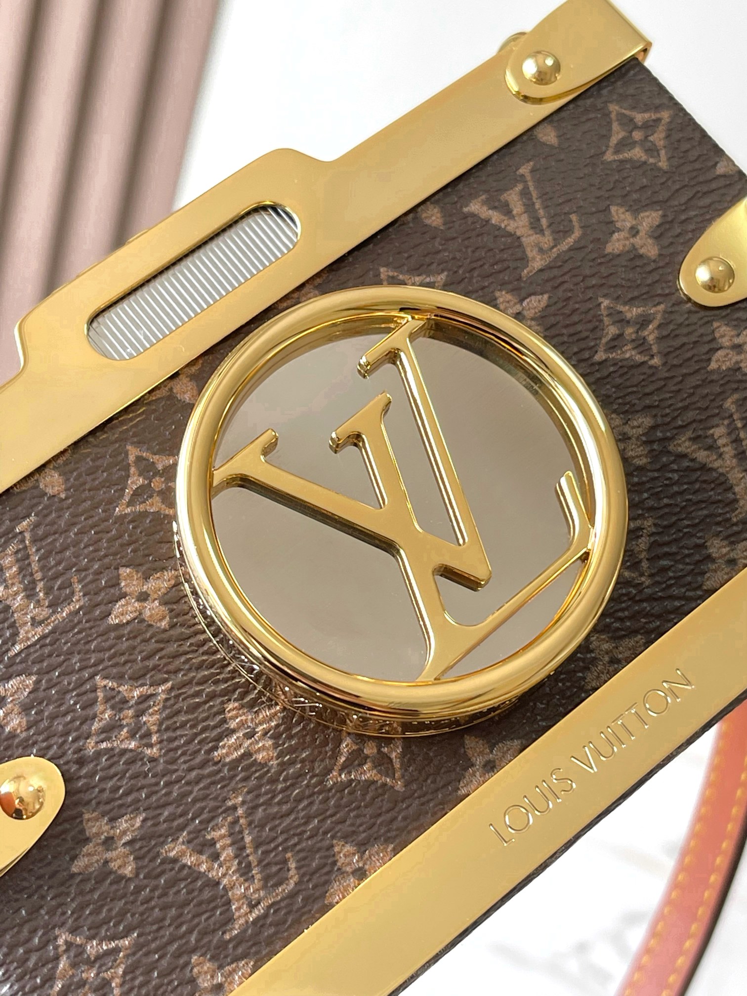 Monogram塗層帆布小牛皮箱-M47116 - 이미지 7