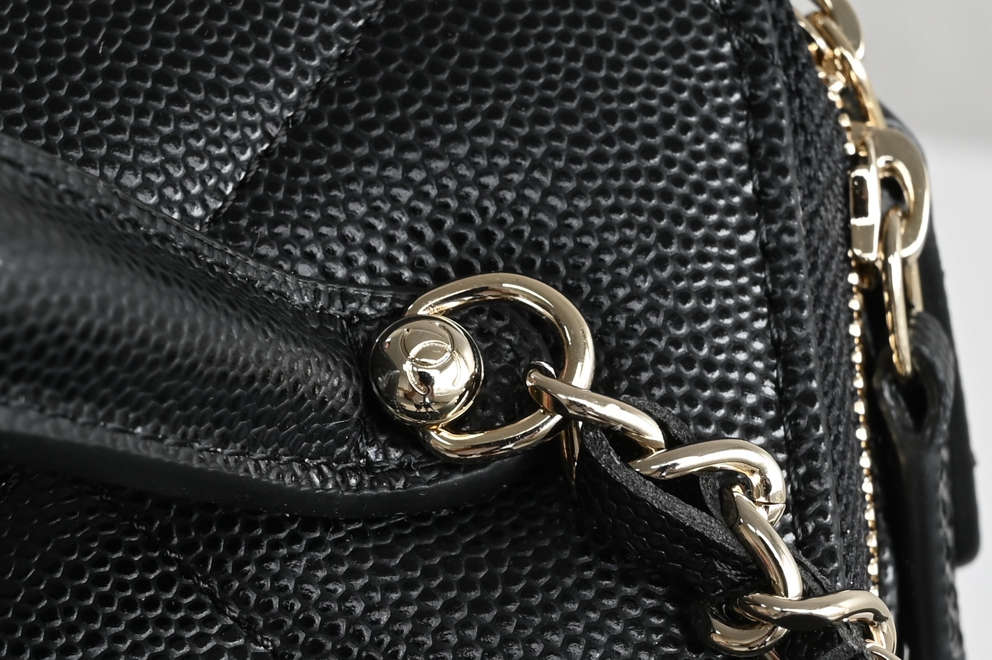 Large Diamond Quilted LP Lunchbox Bag ♥ Black - Image 7