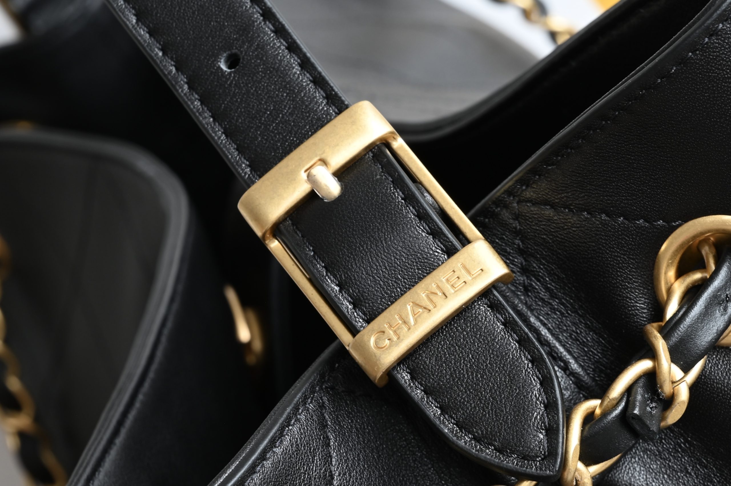 Shopping Bag𝗁𝗈𝖻𝗈 Black Large Size - 图片 7