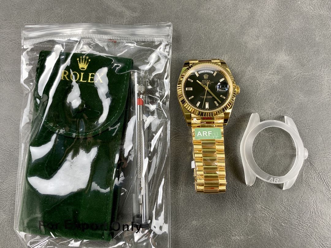 day date 系列 黄金黑盘款