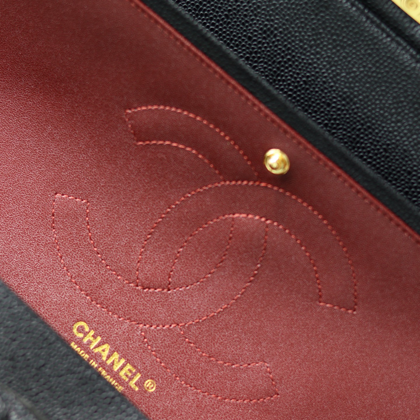 香奈儿 classic flap jumbo 30 号 鱼子酱🐂