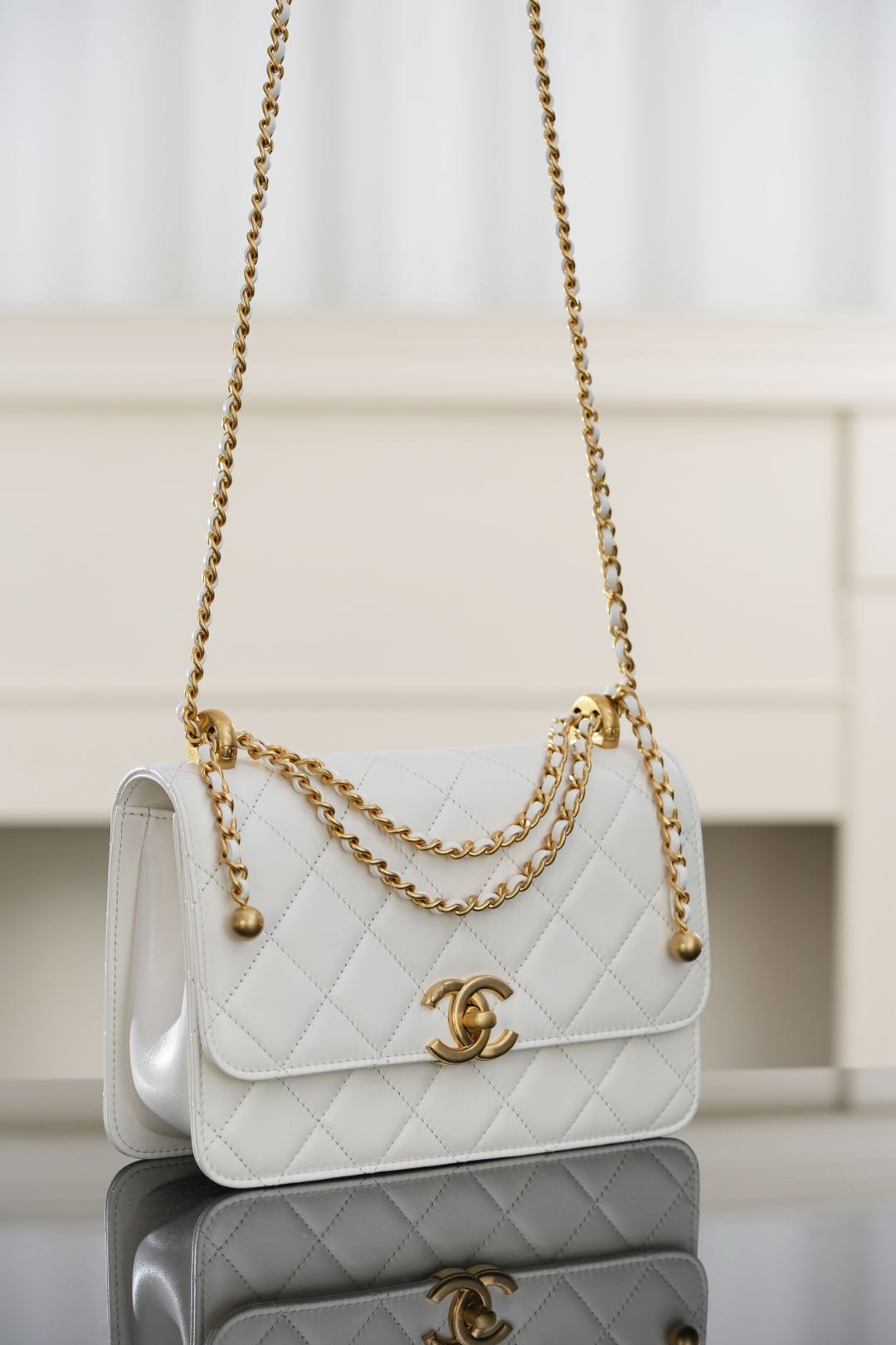 香奈儿双金珠(双金球)口盖包 25s 系列